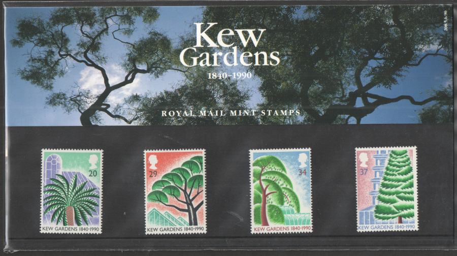(image for) 1990 Kew Gardens Royal Mail Presentation Pack 208